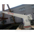 SOLAS Single Arm Slewing Type Davit For Rescue Boat And Liferaft